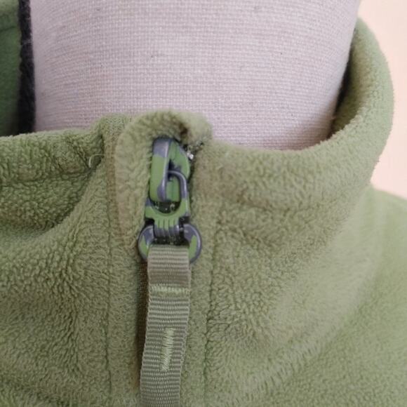 Taylor Marco Sport Green Zip Up Warm Size Medium M Full Zipper - Picture 6 of 15